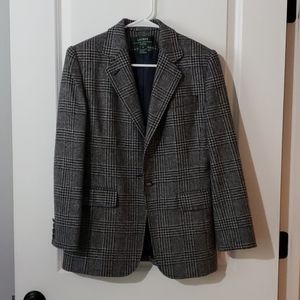 Ralph Lauren checked wool blazer